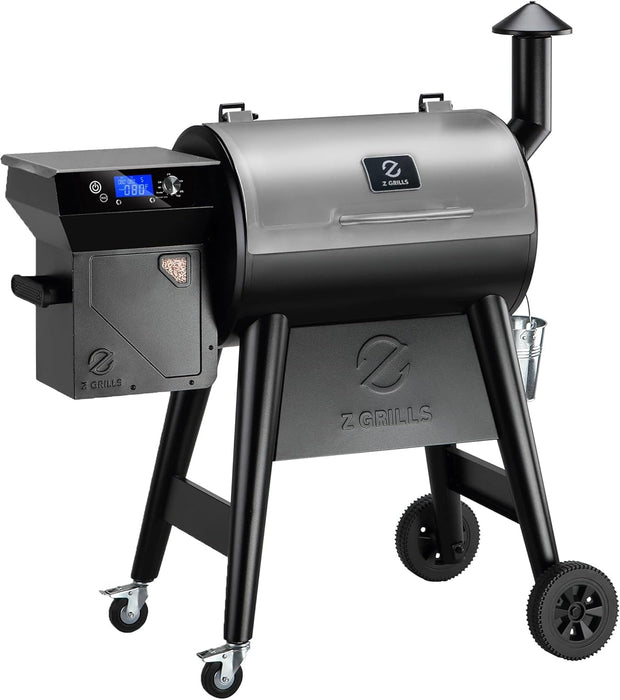 Electric Wood Pellet Grill Smoker with PID 3.0 Controller, 450°F Max Temperature, 8-In-1 Outdoor Grill & Smoker, 459 Square Inches Cook Area, Meat Probes, Rain Cover (450E PRO)
