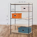 5-Tier Modern Wood Grain Bookshelf – Freestanding Bookcase and Storage Organizer for Home Office, Bedroom, and Living Room Shelving Unit