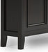 36 Inch Hickory Brown Storage Cabinet With Drawers