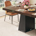 63" Extendable Rectangle Dining Table for 6-8, Wooden Table