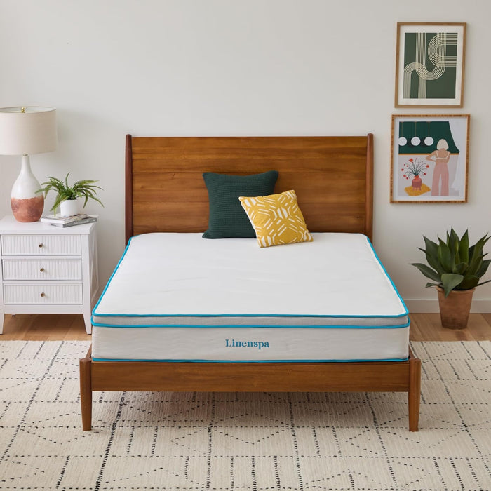 10 Inch Memory Foam and Spring Hybrid Mattress - Medium Feel - Bed in a Box - Quality Comfort and Adaptive Support - Breathable - Cooling - Perfect for a Guest Bedroom - Twin XL Size