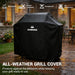 Electric Wood Pellet Smoker Grill 8 in 1 BBQ Grills for Outdoor Grill with Auto Feed & PID Temperature Control (180-450°F) and Rain Cover 456 Sq.In Cook Area for Backyard New House Gifts