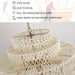 23.62In Large White Rattan Chandeliers Light Dining Room 6-Light