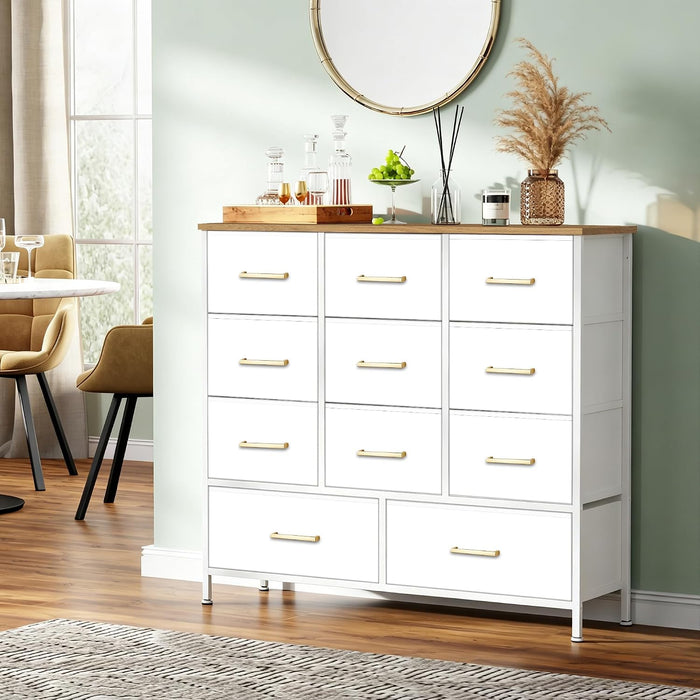 Dresser for Bedroom with 11 Storage Drawers, Tall Chests of Drawers