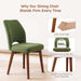 Dining Chairs Set of 4, Upholstered Kitchen Chairs, Green