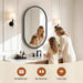 Black Oval Mirror 24X36 Inch, Oval Bathroom Mirror