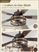 48" Farmhouse Ceiling Fans with Light & Remote, 6-Speed Caged
