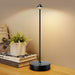 Set of 2 LED Cordless Table Lamp, Rechargeable Battery Operated Dimmable Restaurant Table Lamp, 6000Mah, Outdoor Patio Black