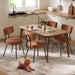 Boucle Dining Chairs Set of 4, Upholstered Kitchen Chairs