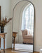 Full Length Mirror, 71"X28" Arched Floor Mirror, Mirror Full Length with Stand, Wall Mounted Mirrors for Living Room Bedroom,Black