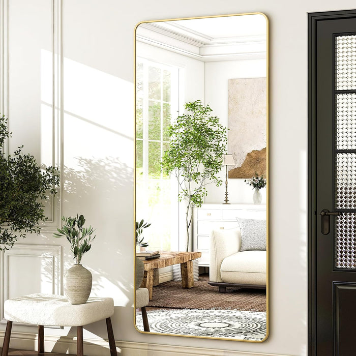 71"X32" Full Length Mirror, Large Floor Mirror with Stand
