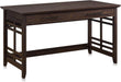 Modern Simple Home Office Computer Laptop Writing Desk Wood Study Table Workstation with Drawers - 55 Inch - Norrell (Espresso)