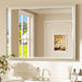 40" X 30" Brushed Nickel Bathroom Vanity Mirror, HD Tempered Glass