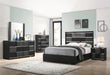 Blacktoft 5-Piece Queen Panel Bedroom Set Black