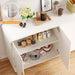60" Sideboard Buffet Cabinet, Large Credenza Storage Cabinet, White