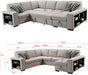 Oversized Sectional Sleeper Sofa with Storage