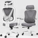Ergonomic Mesh Office Chair, V Back Desk Chair with 2D Headrest
