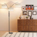 27W Floor Lamps for Living Room - Super Bright Dimmable Tree Floor Lamp, Modern Standing Lamp with Remote & Touch Control, 3 Lights Tall Lamp for Living Room Corner, Bedroom, Office