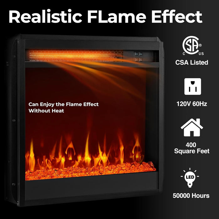 Fireplace TV Stand with Led Lights and Power Outlets, Entertainment Center with Electric Fireplace, Swivel TV Stand Mount for 45/55/60/65 Inch Tvs, Height Adjustable TV Console, White