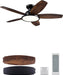Contemporary 42 Inch Anthracite Indoor Ceiling Fan