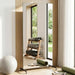 Full Length Stand Mirror on Wheels, Rect, 71X40 In