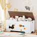 PremiumQuality Solid Wood Toy Box Storage WalnutFinish