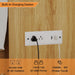 Murphy Bed Full Size OakFinish CabinetWithDrawerUSBCharging