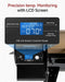 ZPG-450A2 Wood Pellet Grill & Smoker, PID V3.0 Controller, 459 Sq in Cook Area, Foldable Shelf, Meat Probe, Rain Cover, 8 in 1 BBQ Grill Outdoor Auto Temperature Control, Bronze