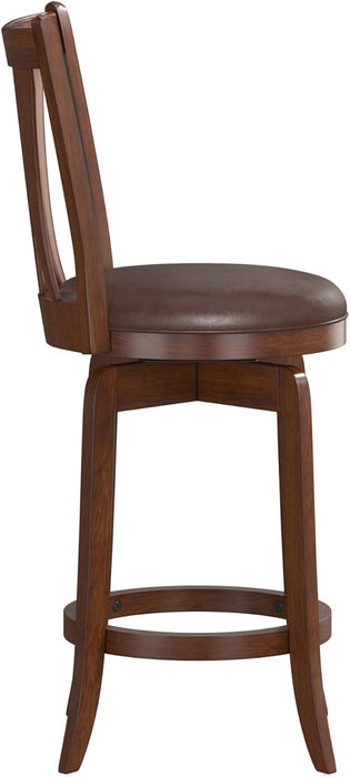 Savana Swivel Counter Stool, Cherry