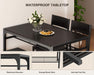 4-Piece Dining Table Set for 4, Kitchen Table