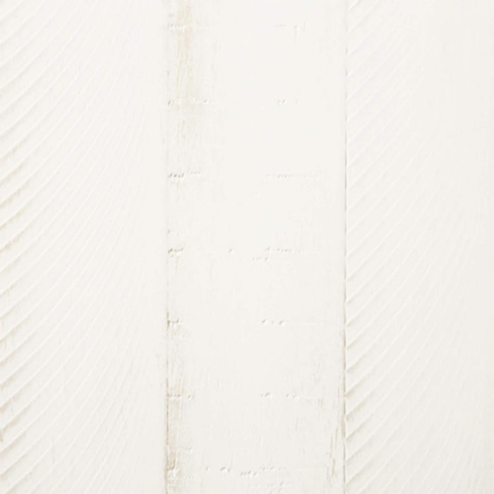 Valebeck Farmhouse Rectangular Extension Dining Table, Fits up to 8, White & Brown