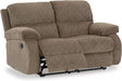 Manual Recliner Loveseat - Light Brown