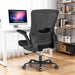 Ergonomic Office Chair, Comfy Mesh Desk Chair with Flip-Up Armrests
