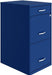 Space Solutions 18In Deep 3 Drawer Metal Organizer File Cabinet Blue, Letter Size, Fully Assembled