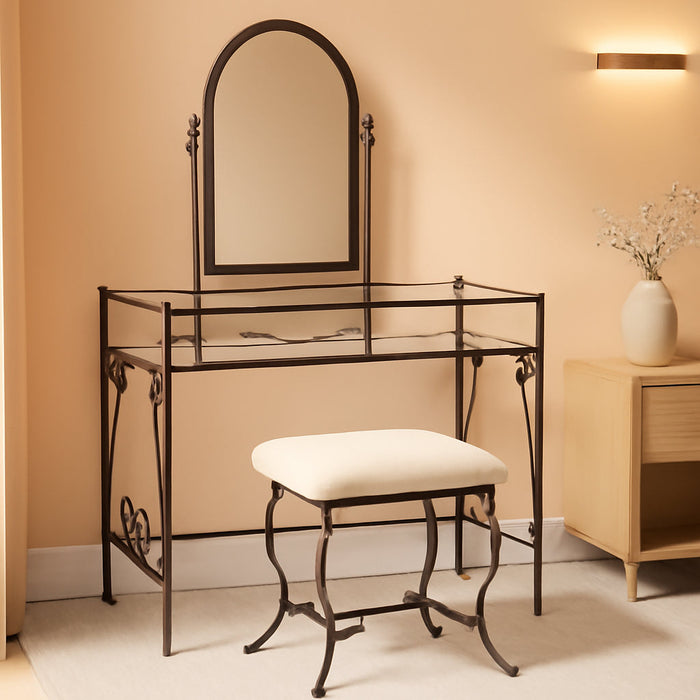 Clarisse Metal Vanity Set (58950MTL-01-KD-U)
