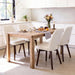Dining Chairs Set of 4, Upholstered Kitchen Chairs, Beige