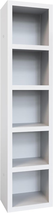 White 91-In Tall Wooden Bookcase Shelf