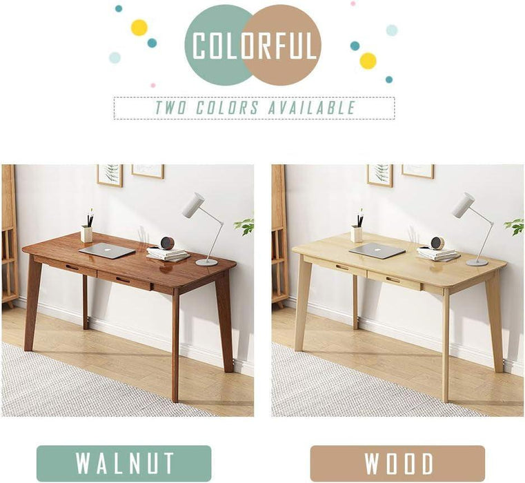 Premium Multifunctional Solid Wood Writing Desk Drawer