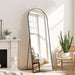 Arched Mirror Full Length, Upgraded 16"X59" Body Wall Mirrors with Shatter-Proof Glass, Floor Standing, Hanging or Leaning, Tall Arch Mirror with Stand Aluminum Alloy Frame for Bedroom Cloakroom