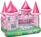 Inflatable Pink Princess Castle, Indoor Toddler Playhouse for Kids 3+, Sleepover Mattress Playhouse for Girls & Boys with Built in Motor, Inflates to over 5Ft Tall, Childrens Play House