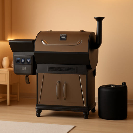 2026 Electric Pellet Smoker & Grill, 700 Sq. in Cooking Space, PID 3.0 Precision Control, Dual Meat Probes, 28-Hour Hopper, Dual-Wall Insulated Base, 8-In-1 BBQ with Cover