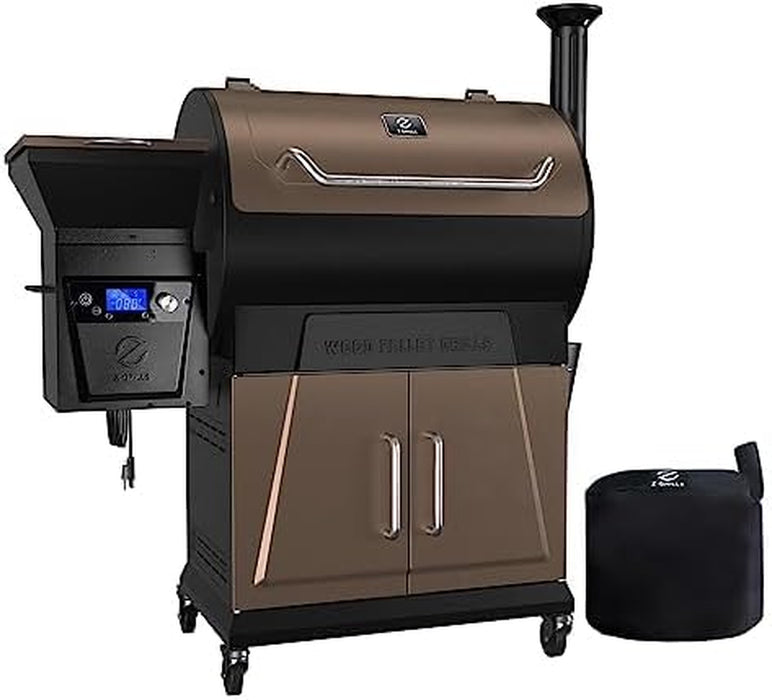 2026 Electric Pellet Smoker & Grill, 700 Sq. in Cooking Space, PID 3.0 Precision Control, Dual Meat Probes, 28-Hour Hopper, Dual-Wall Insulated Base, 8-In-1 BBQ with Cover