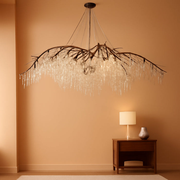 - Autumn Twilight 24 Light Chandelier- Chandeliers, Ceiling Light Fixture, Ceiling Light Fixture, Chandeliers for Dining Room, Light Fixtures Ceiling Mount, Hanging Light Fixture,