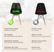 Dining Chairs Set of 8, PU Leather Accent Chairs for Living Room