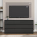 Black 9 Drawer Dresser for Bedroom, Long Dresser with Deep Drawer,Modern Wide Wood Storage Chest of Drawer, Bedroom Storage Furniture,Tv Stand for Living Room