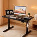 Electric Standing Desk Adjustable Height, Stand up Home Office Desk, 40X24 Inches Sit Stand Desk with Memory Preset, Black