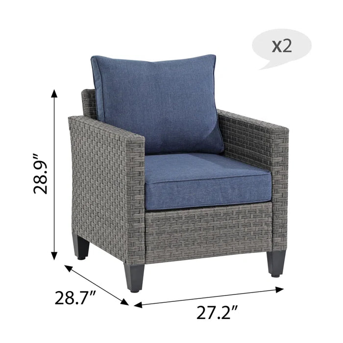 Tarnell Patio Chair with Cushions