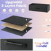 Black Dresser for Bedroom LED 6 Drawer Dresser Fabric Vertical Storagetower