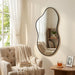 24"X40" Wall Mirror Irregular Mirror for Bathroom Bedroom & Entryway