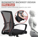 Office Computer Gaming Chair Ergonomic Mesh Desk Chair Adjustable Video Game Chairs with 360 Degrees Swivel Wheels Armrest Lumbar Support for Home Office,Black